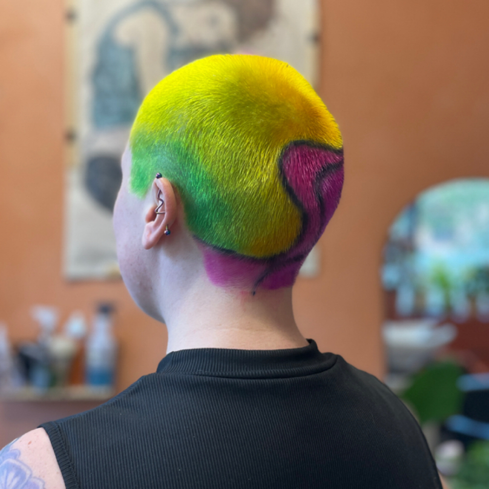 Painted Buzzcut at Rae Derae in Kansas City, MO