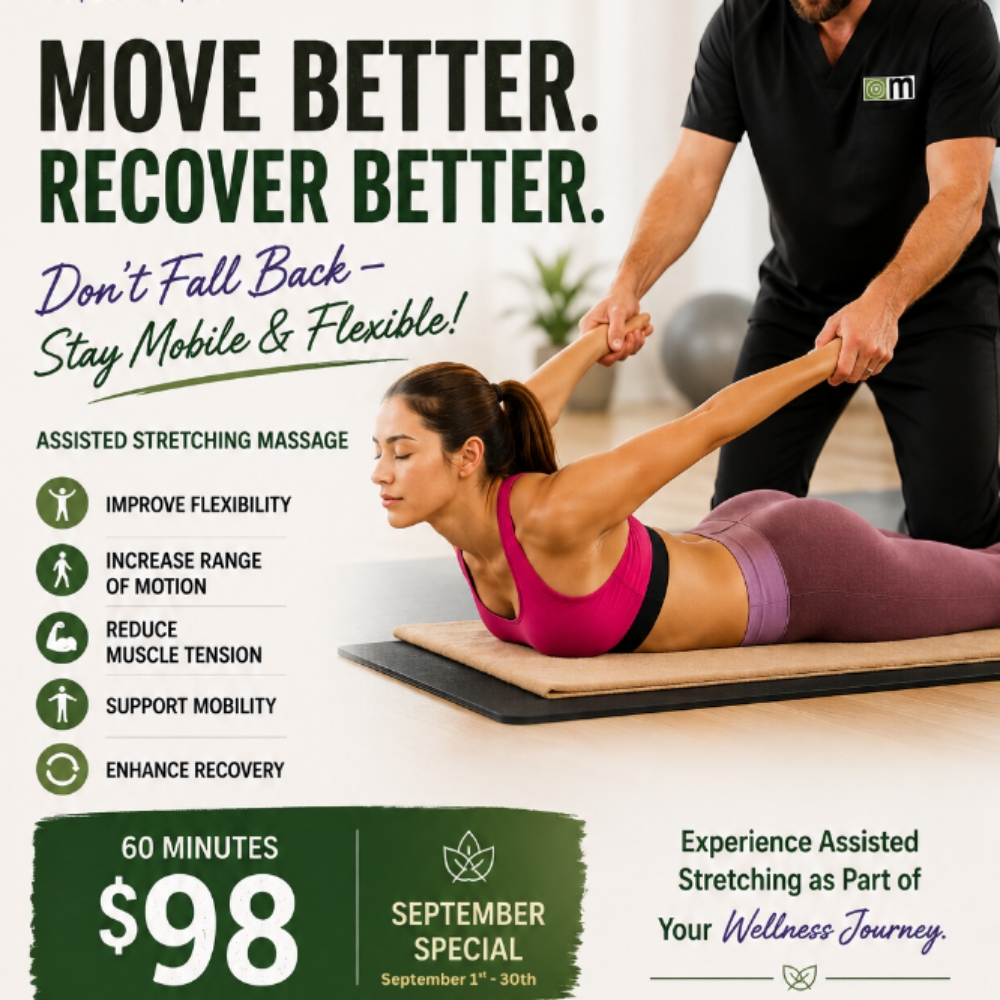 Assisted Stretching (NM) at Organic Massage,  LLC in Venice, FL