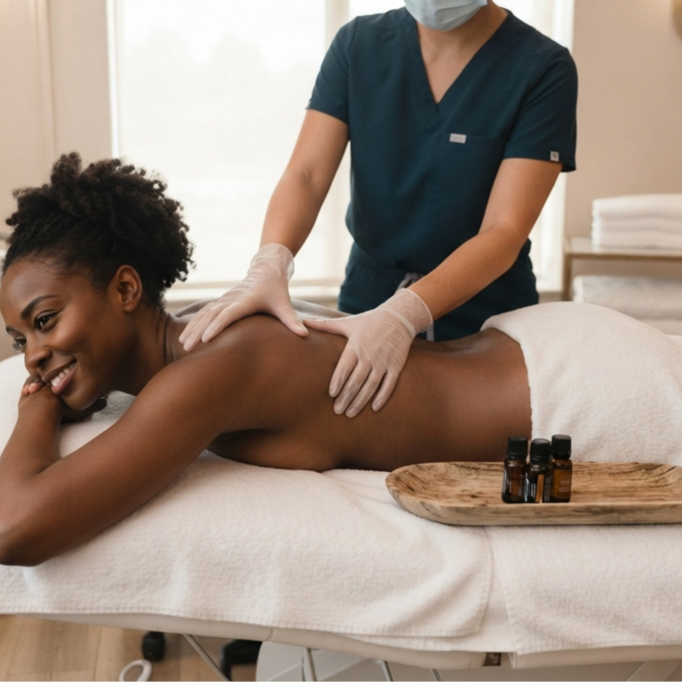 Restorative Therapeutic Massage at Mind Body & Clue Cosmetic Spa in Monroville, PA