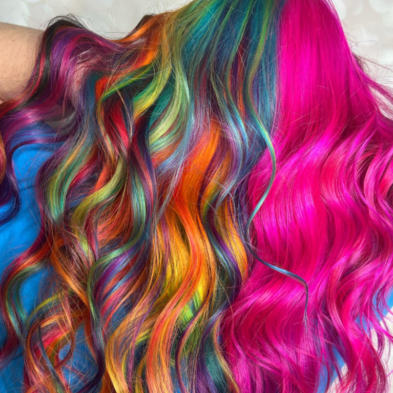 With bleach, 3+ colors