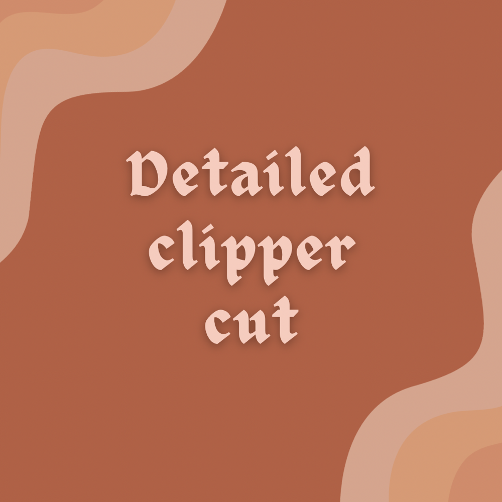 Detailed Clipper Cut