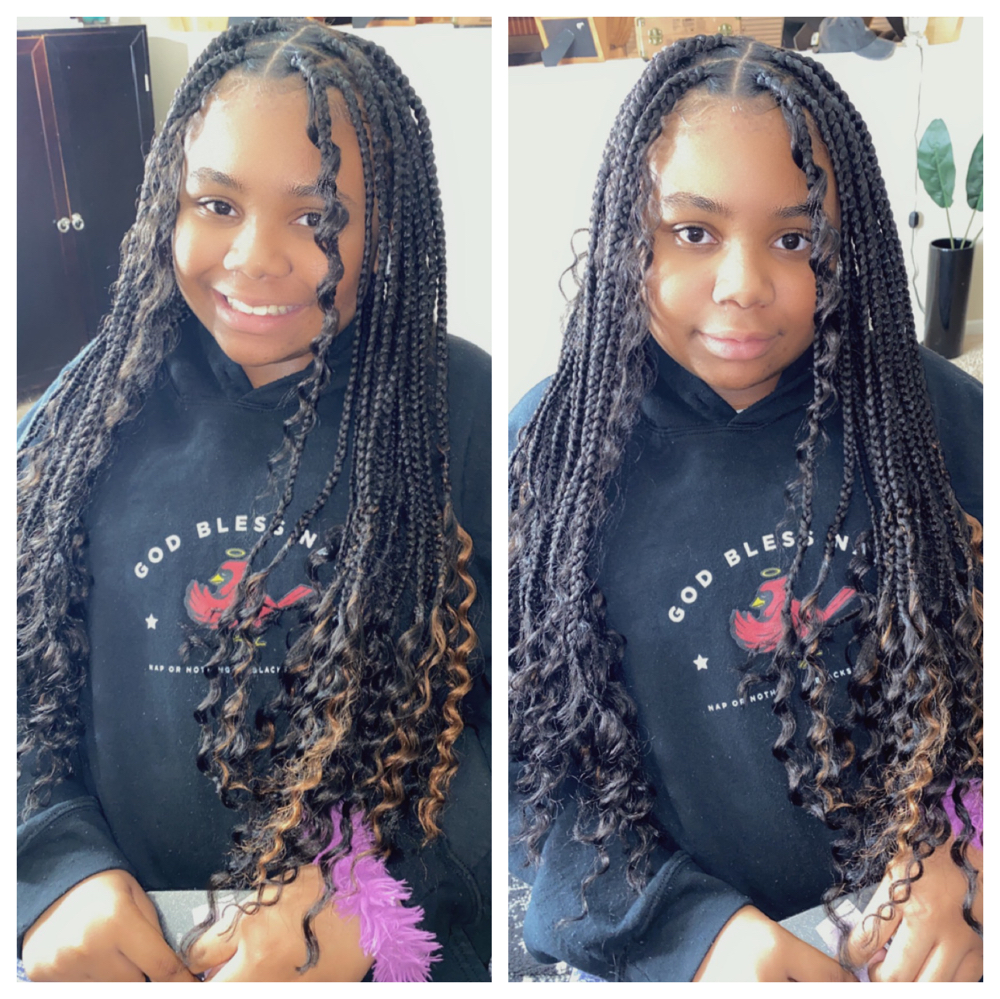 Kids Knotless Braids