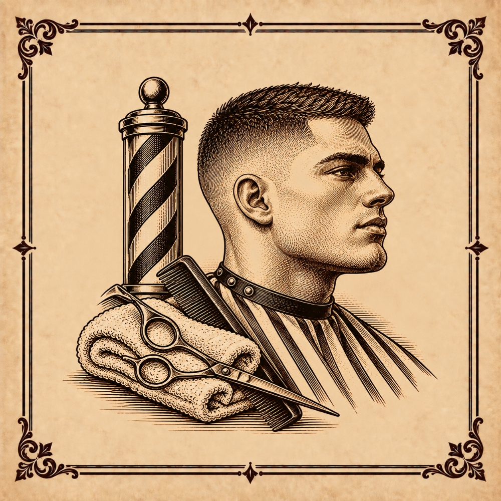 The General (Active Duty Military) at Hello Handsome Barbershop in Carlsbad, CA