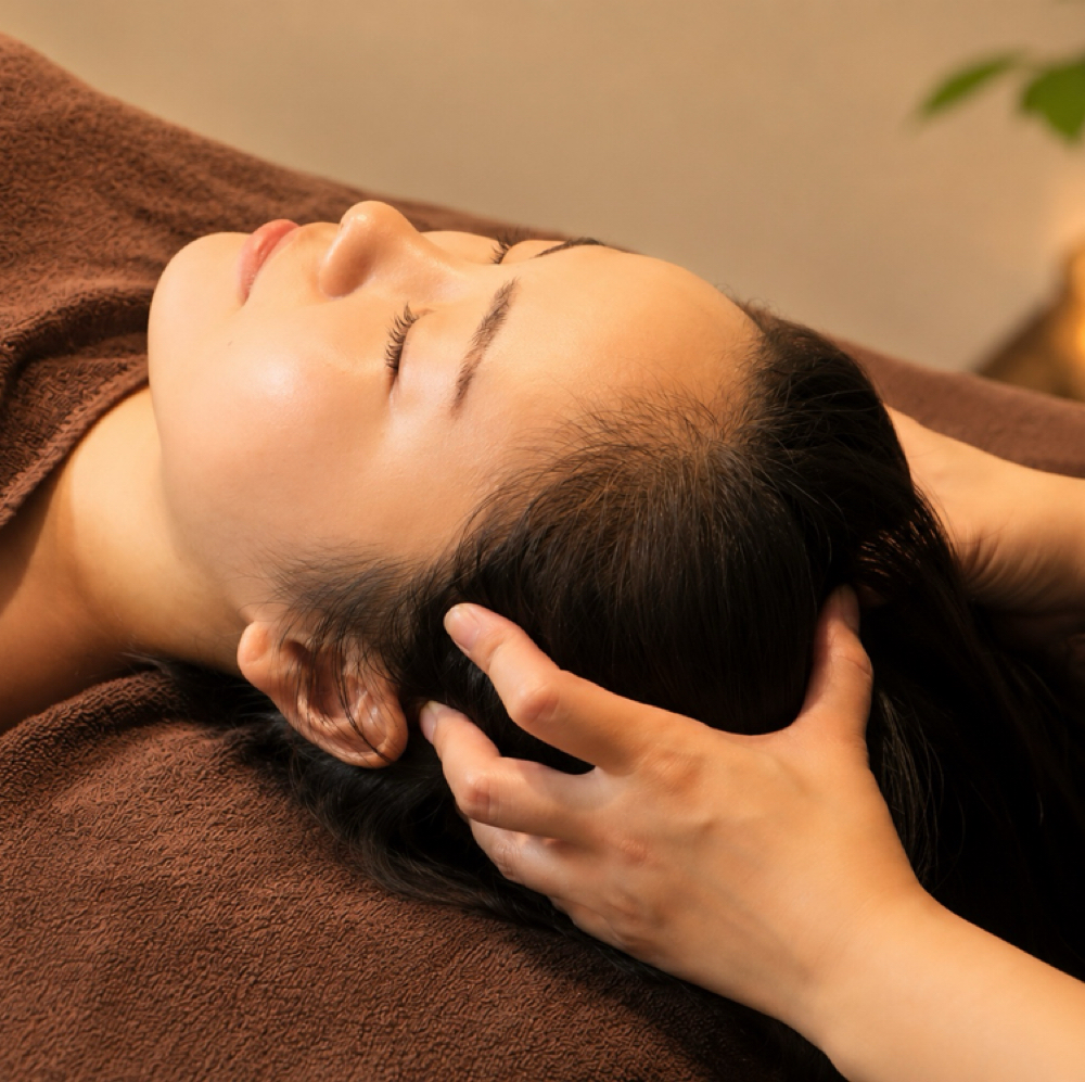 Japanese Dry Head Spa Essential at AGRACE BEAUTY & SPA in Birmingham, MI