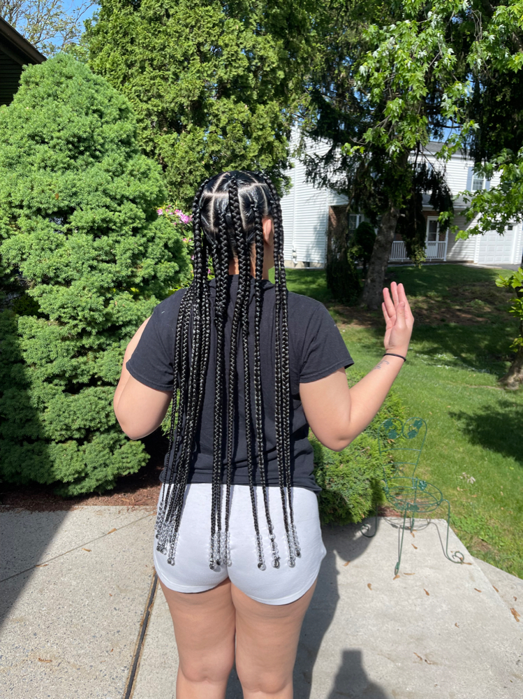 Large Knotless at Styles By Mac in Harrisburg, PA