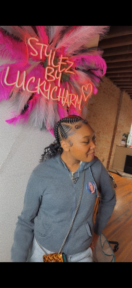 4 stitch criss cross braids