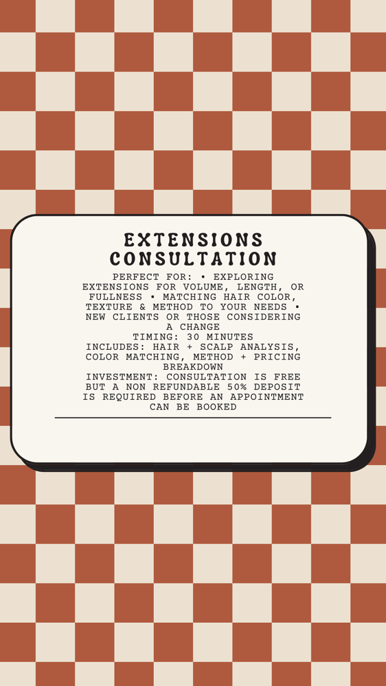 Extensions Consultation