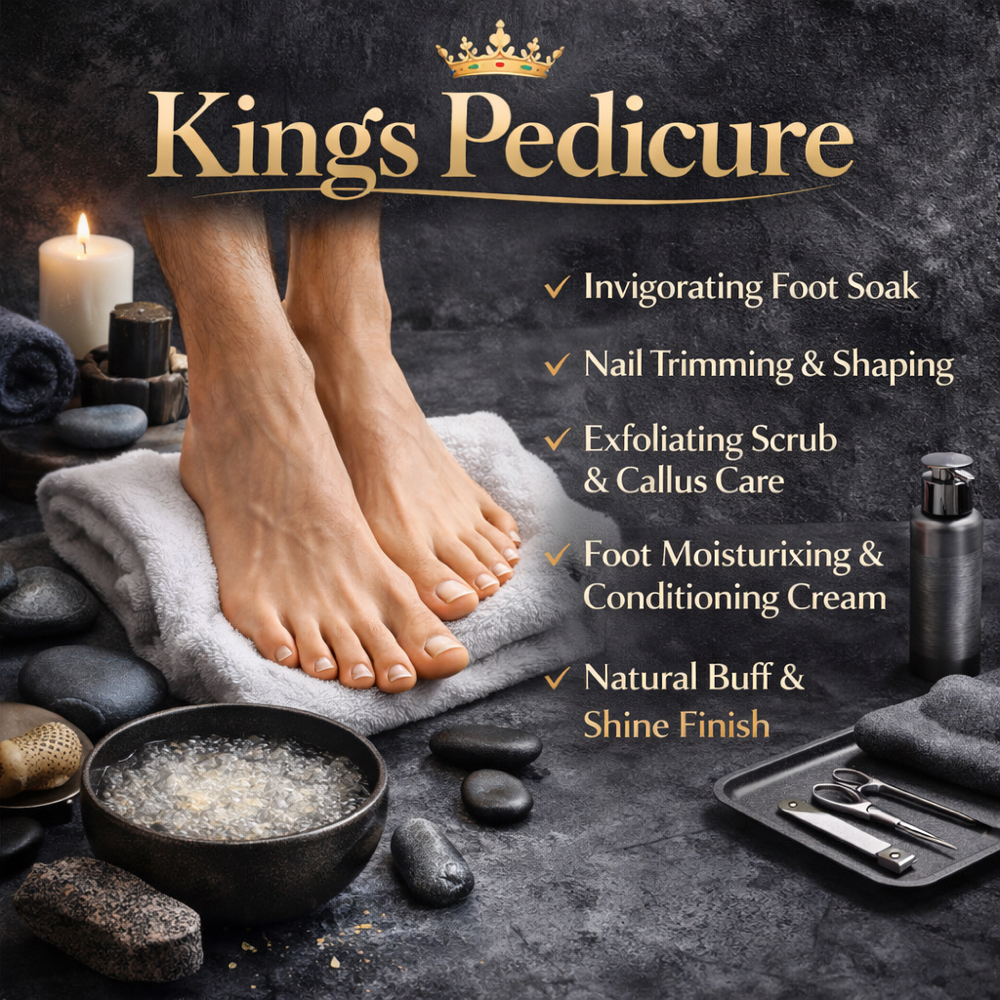 🤴🏼Kings Pedicure at Prestigious Nails in Shelbyville, KY