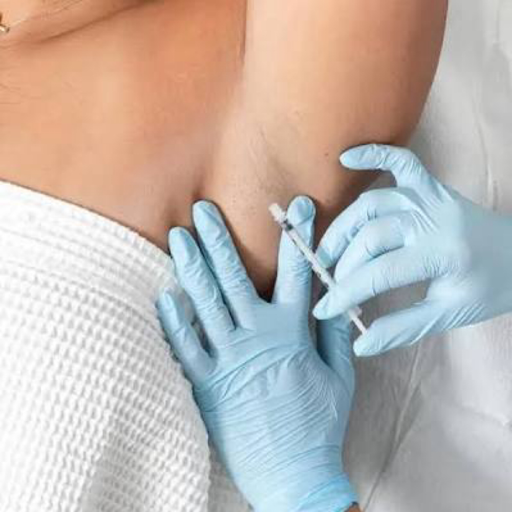 Established Pt- Hyperhidrosis Tox at Golden Glow Aesthetics in Patterson, MO