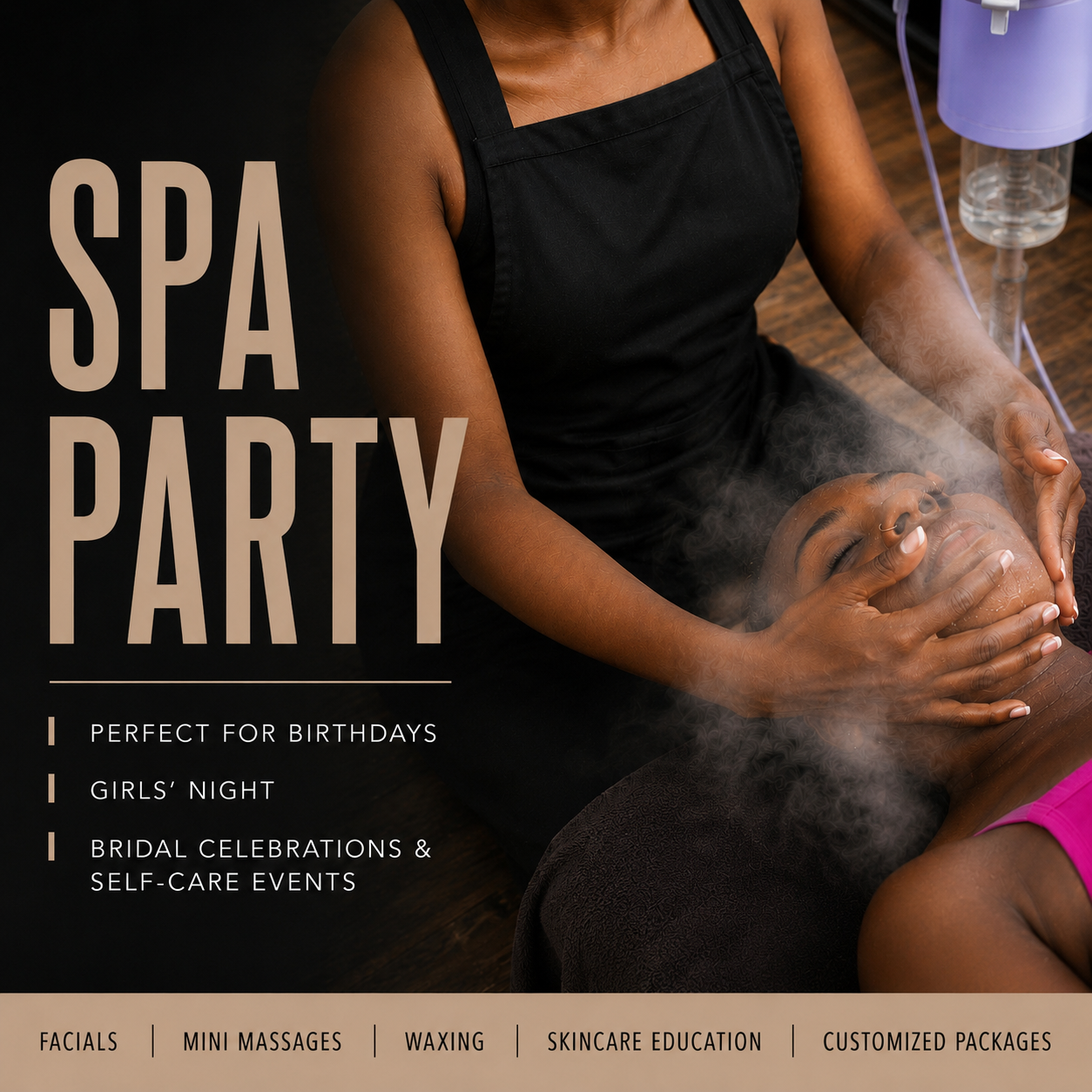 Classic Spa Party at BE TRU BEAUTY SPA in Fairfield, CT