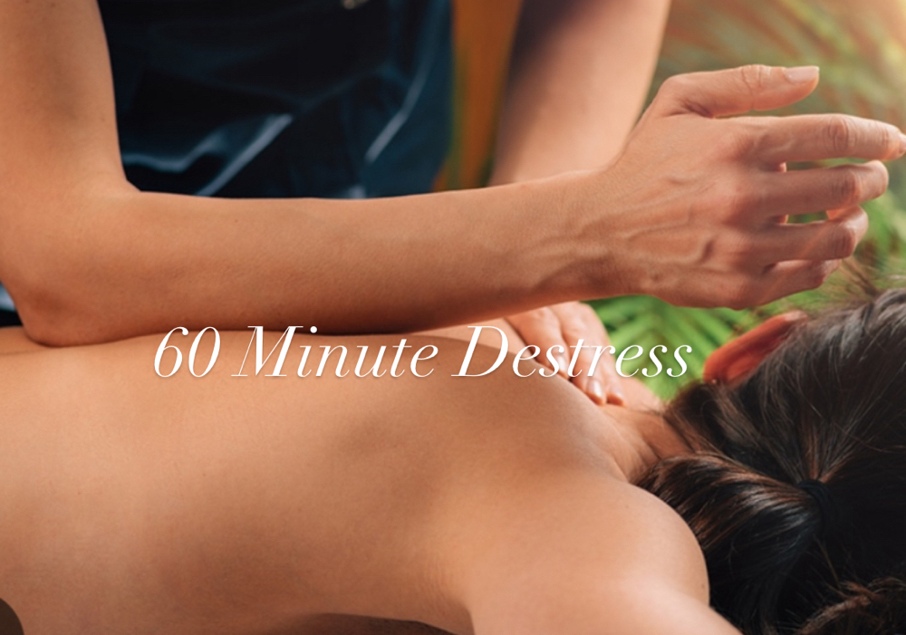 60 Min.  De-stress Massage