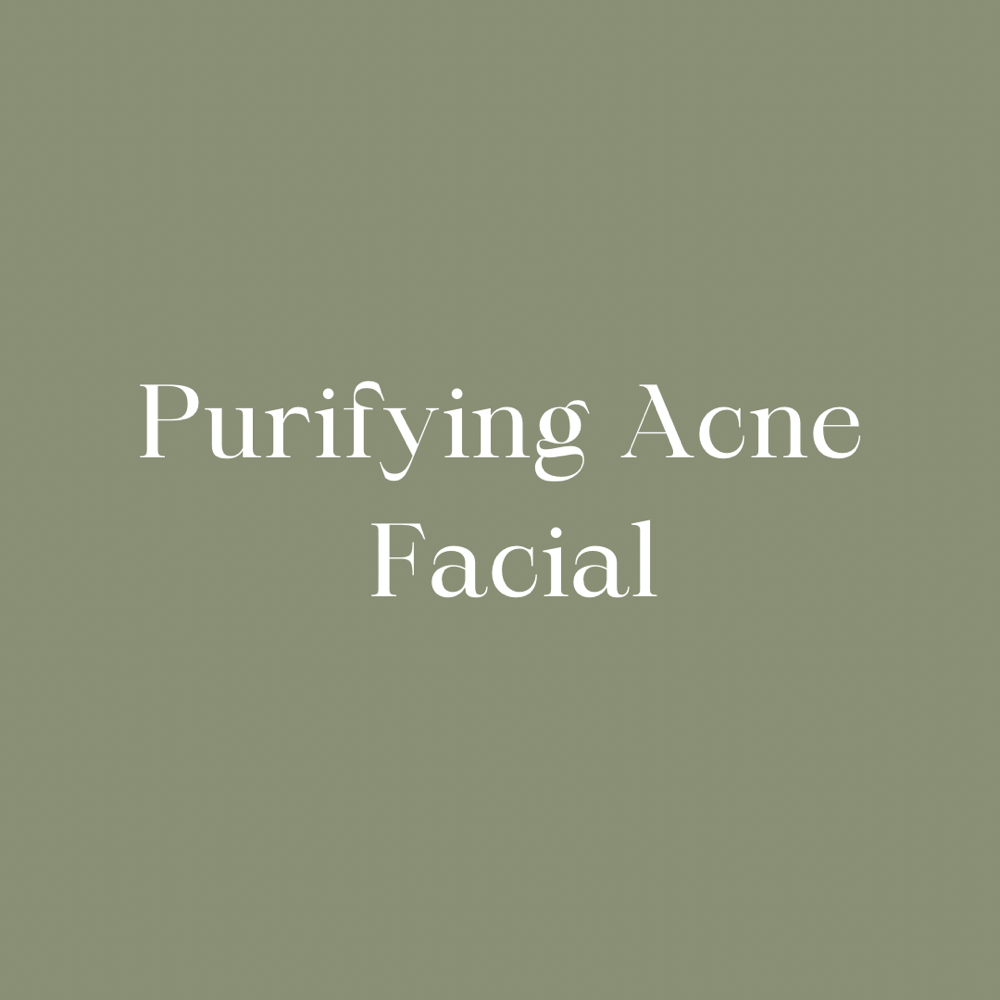 Purifying Acne Facial