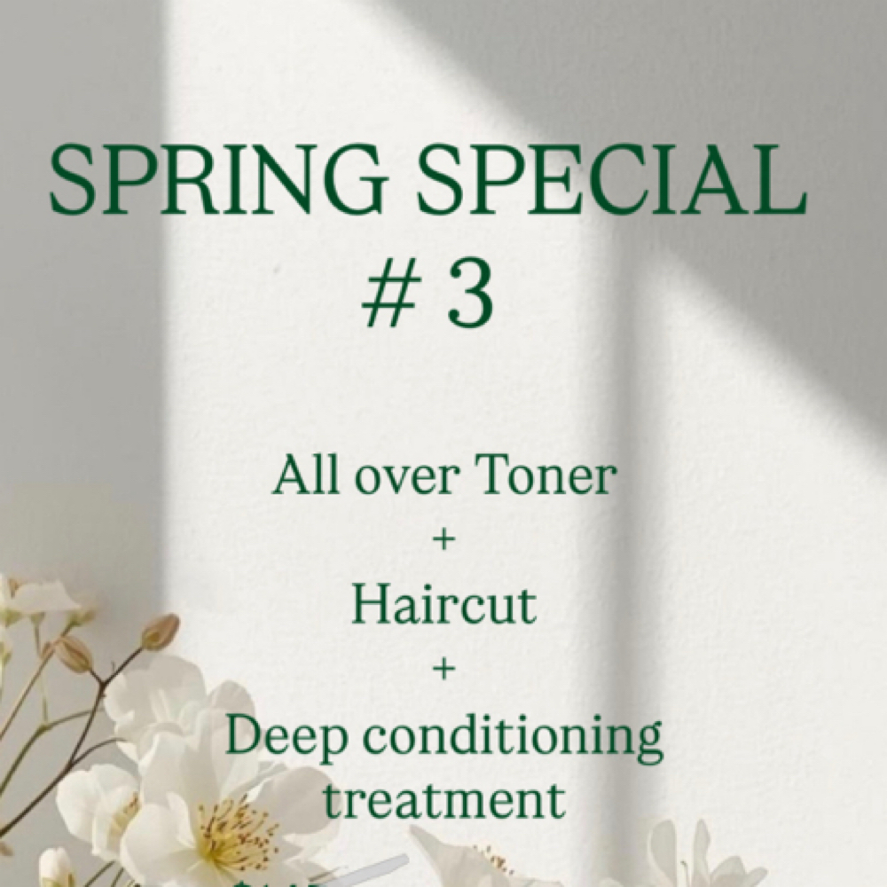 Spring Special #3 at Essence does hair in Fountain Valley, CA