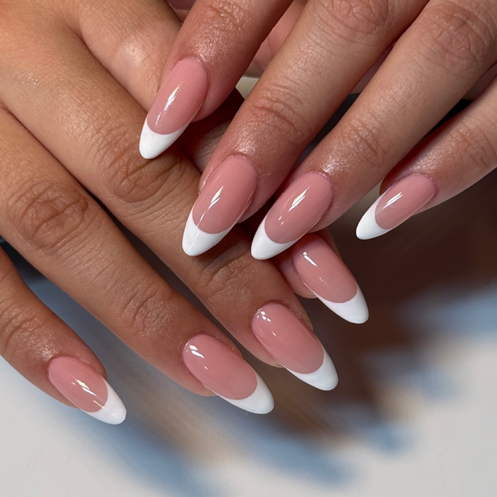 French Tip at Nails By Lorena in Valencia, CA