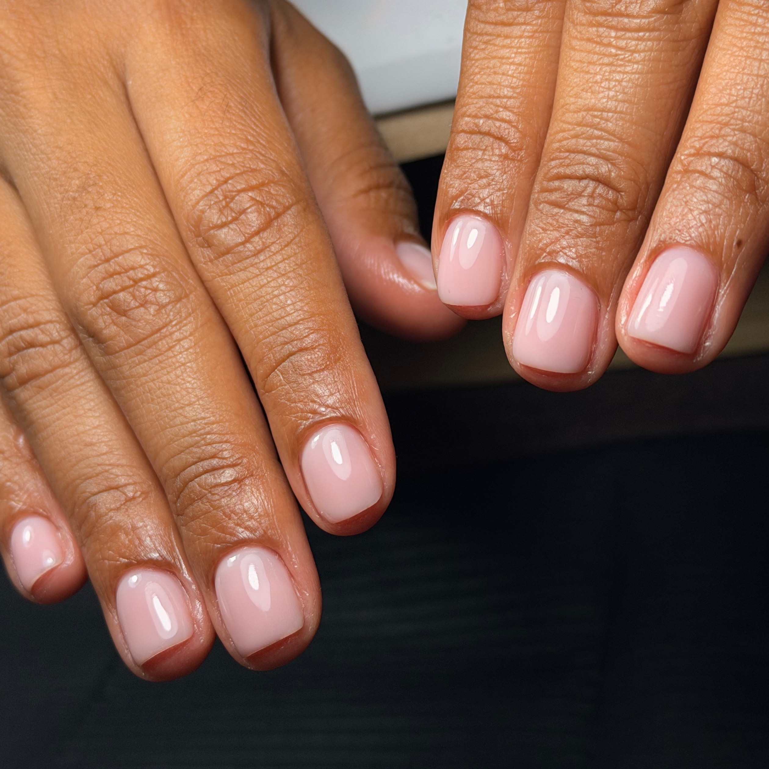 Hard Gel Overlay at V Natural Nails LLC. in Hialeah, FL