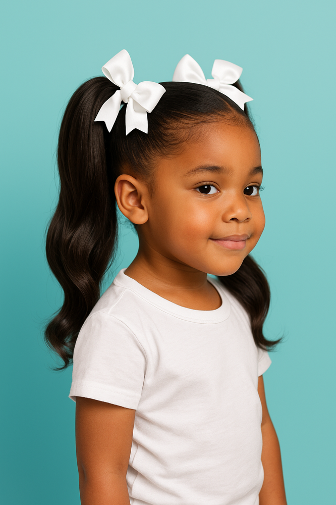 Kids Ponytails + Basic Styles at Amore’s Closet Hair & Wellness in Schaumburg, IL