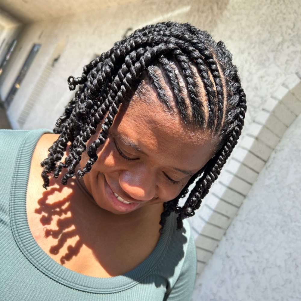 Half Up + Half Down at Eden Holistic Hair in Hendersonville, TN