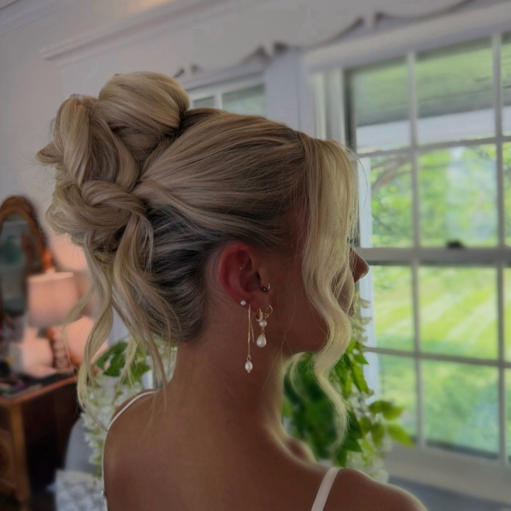 Updo at Foiled Head Spa in Penfield, NY