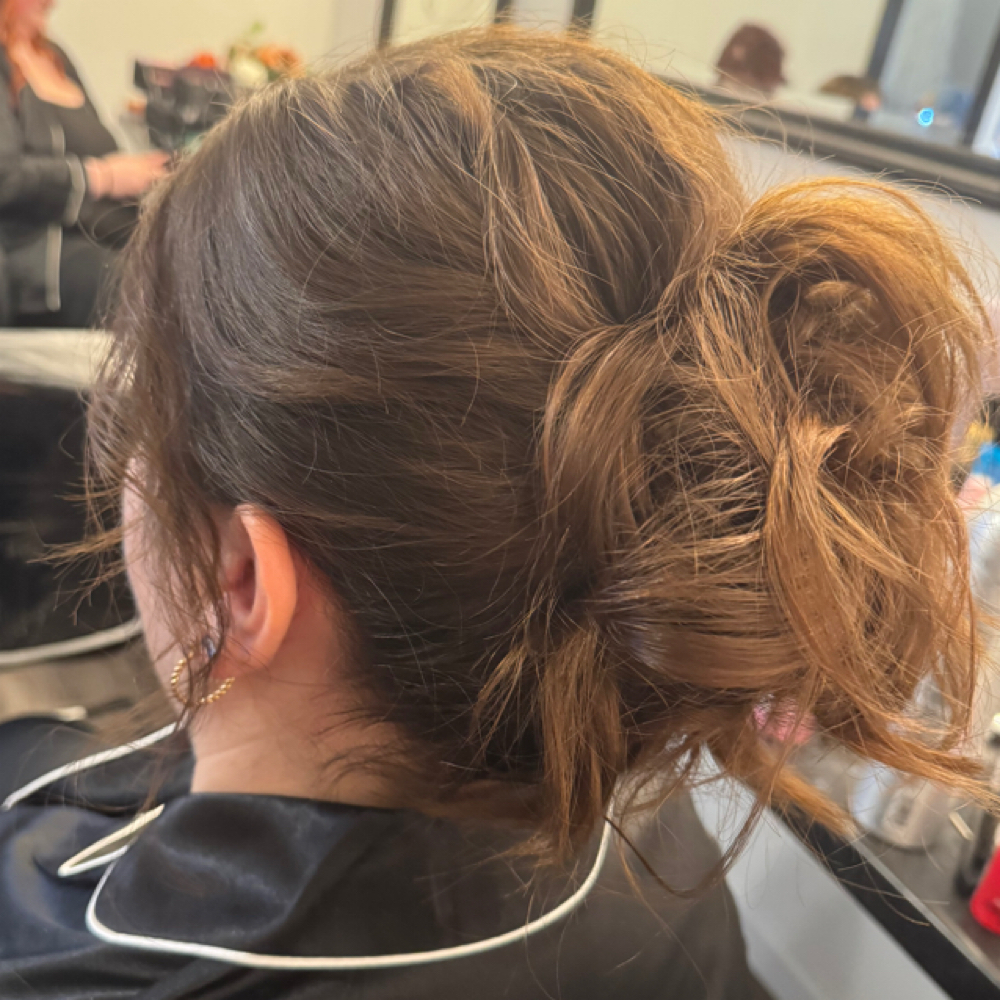 Wedding Updo Bridesmaid at 932 Beauty Bar in Albia, IA