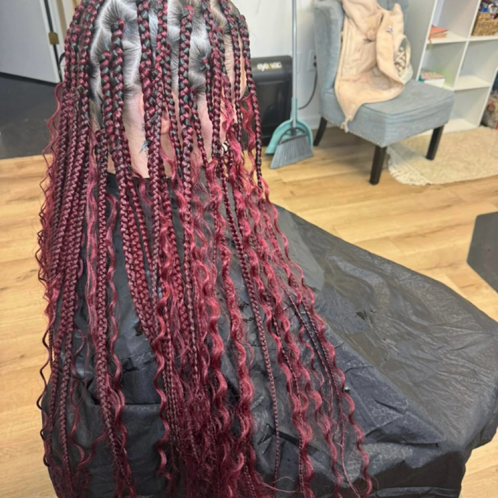 Boho Box braids! at faith brown in somerset, KY