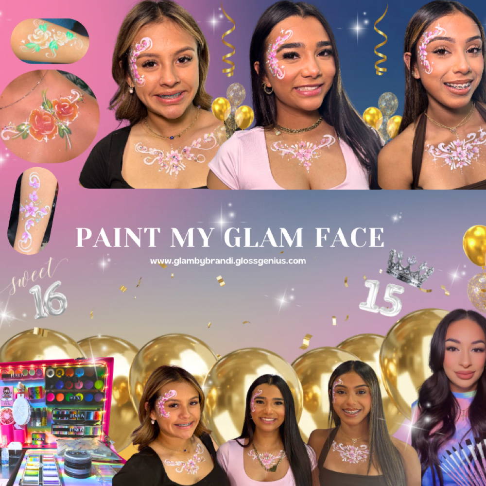 BodyPaint 2hr Quincenera/Sweet 16 at Glam By Brandi in Kingsville, TX