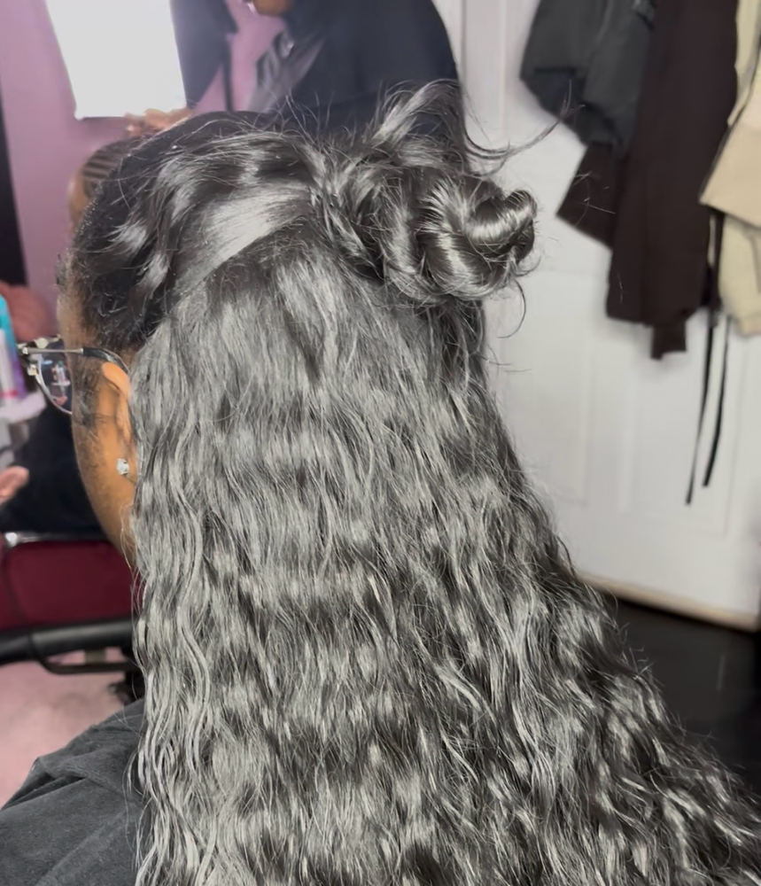 Half Up/ Down(hair Included)