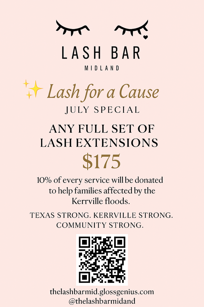 Lash For A Cause- July only