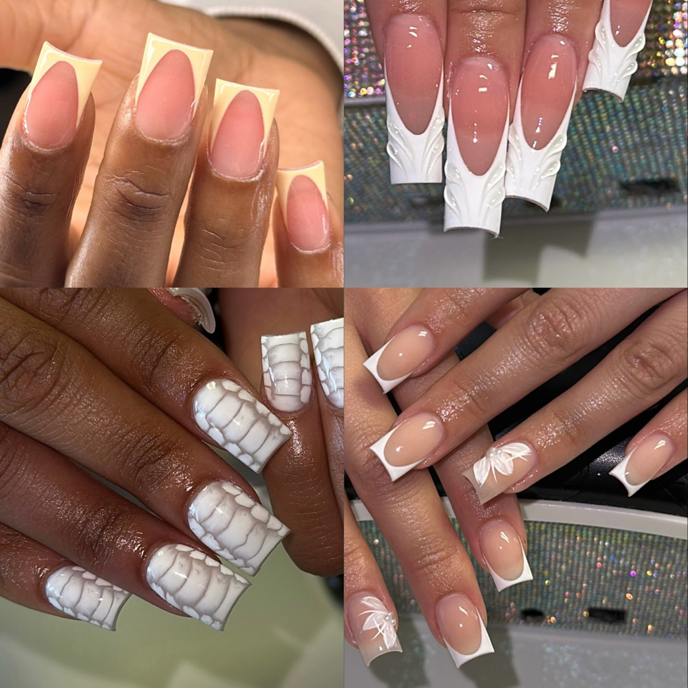 Simple Full Set at ICYBNAILZ in Pinole, CA