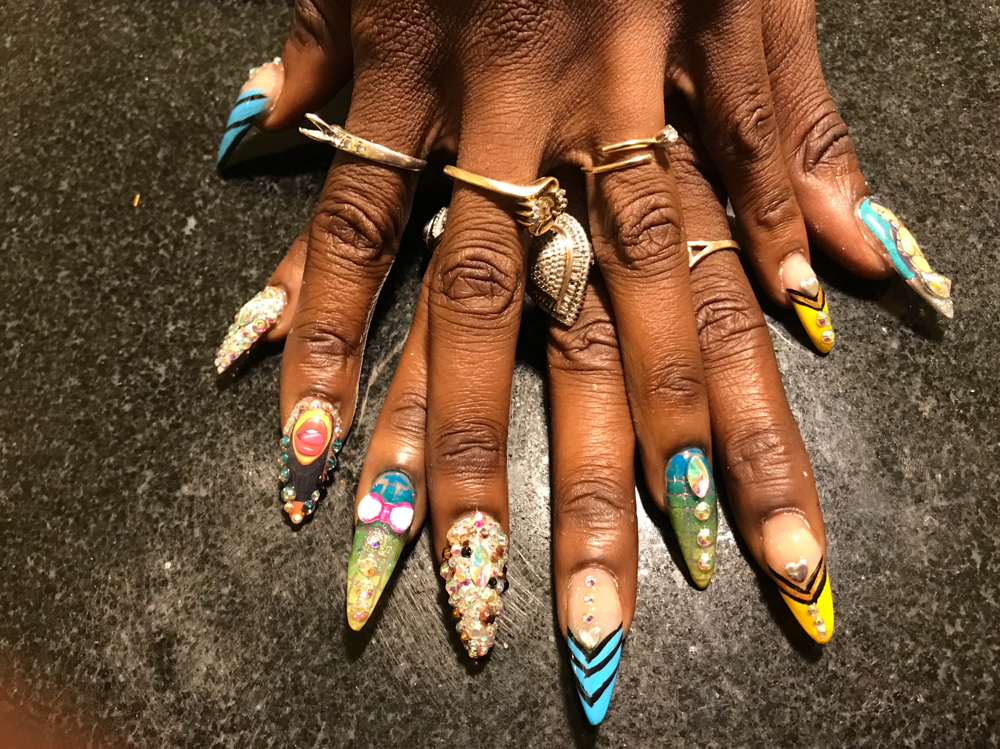 Abstract Nail Art
