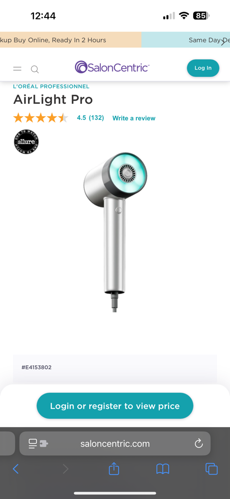 Dryer Air llight
