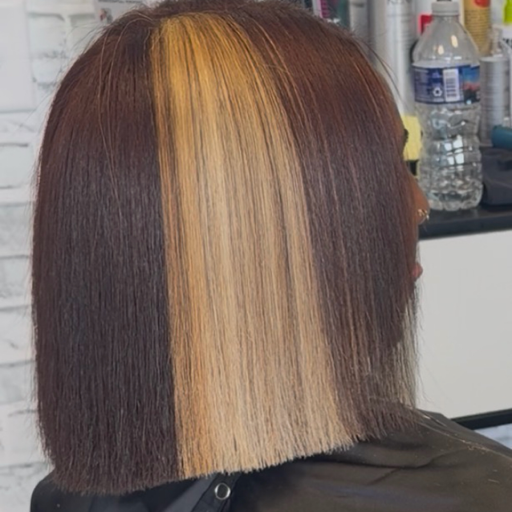 Money Piece/Skunk Stripe at ElleBellez Only Experience in Chesapeake, VA