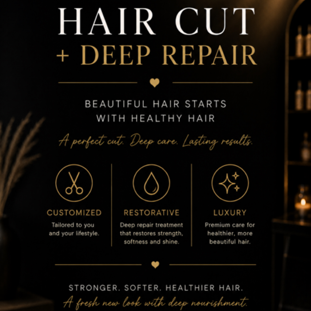 Signature Haircut+ Deep Repair at Color Me Caroline in Carrollton, GA