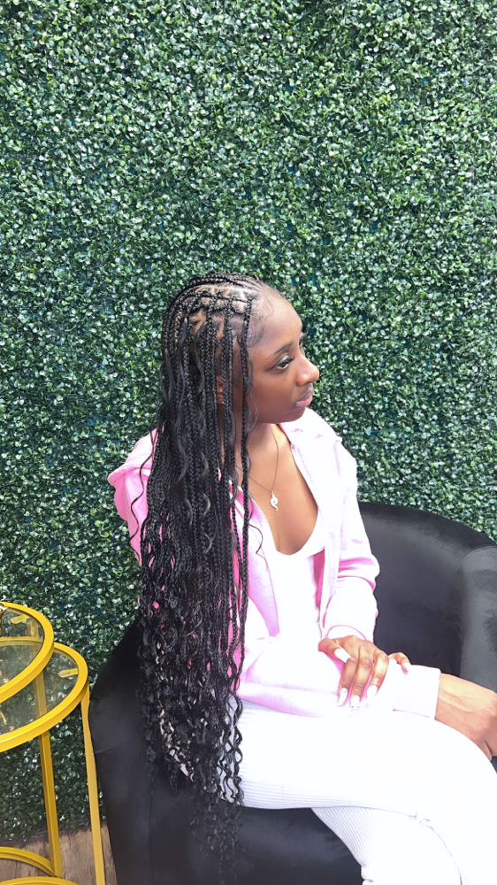 Boho Tribal Braids W/designs