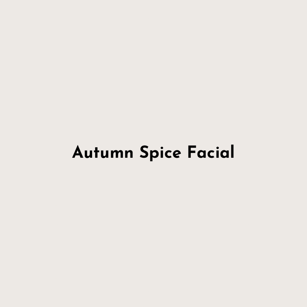 Autumn Spice Facial