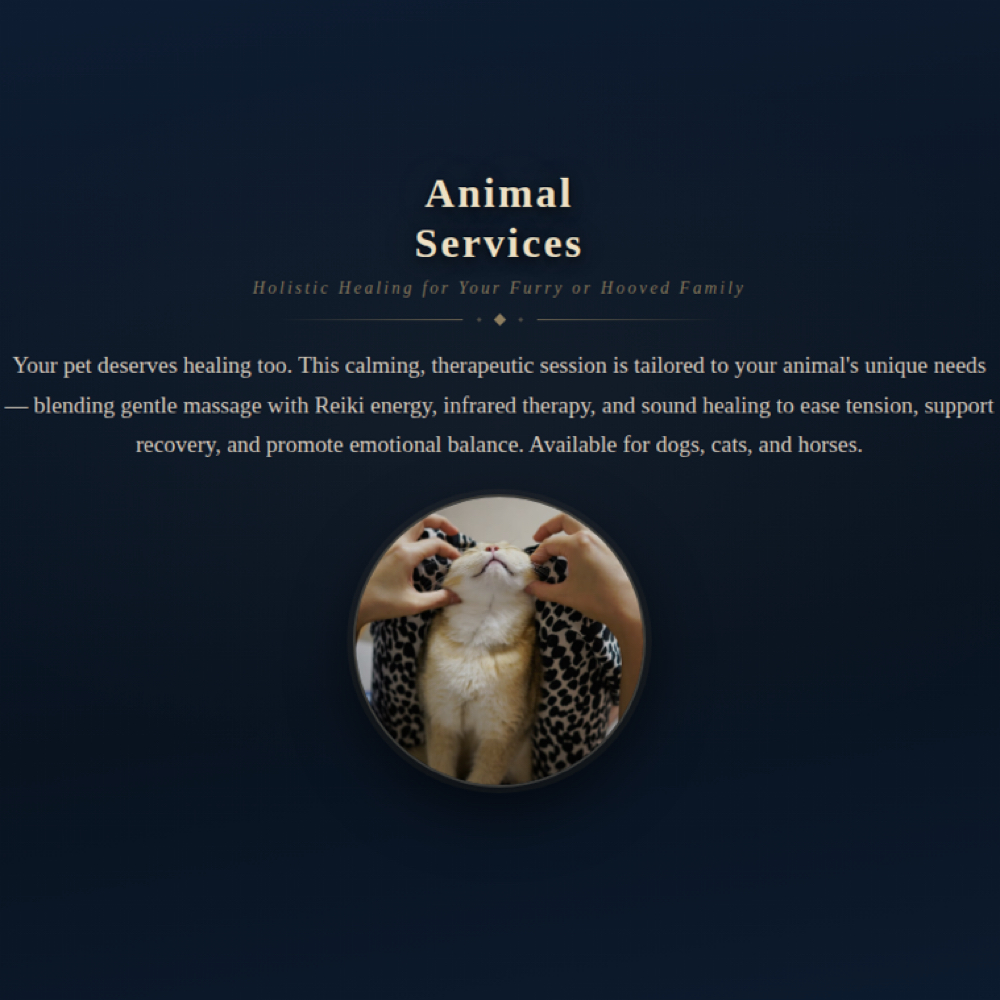 Animal Services at Advanced Therapeutic Healing in Fort Myers, FL