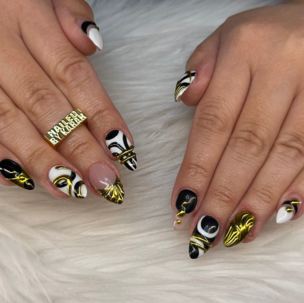 Nailed By Karah - Full Design at Hairway to Heaven Salon in Johnstown, PA