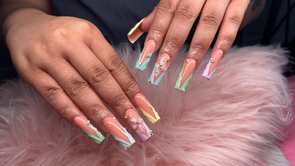 Long Acrylics at Elegancy Nails in Milwaukee, WI