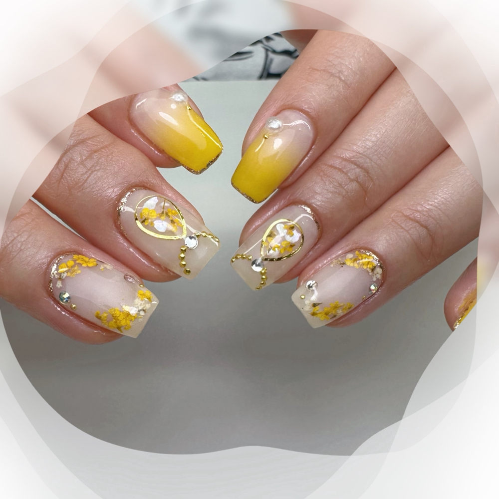 Japanese Gel Manicure With Design at Kyoto Beauty Lounge  authentic Japanese nail & lash artistry in Frisco, TX