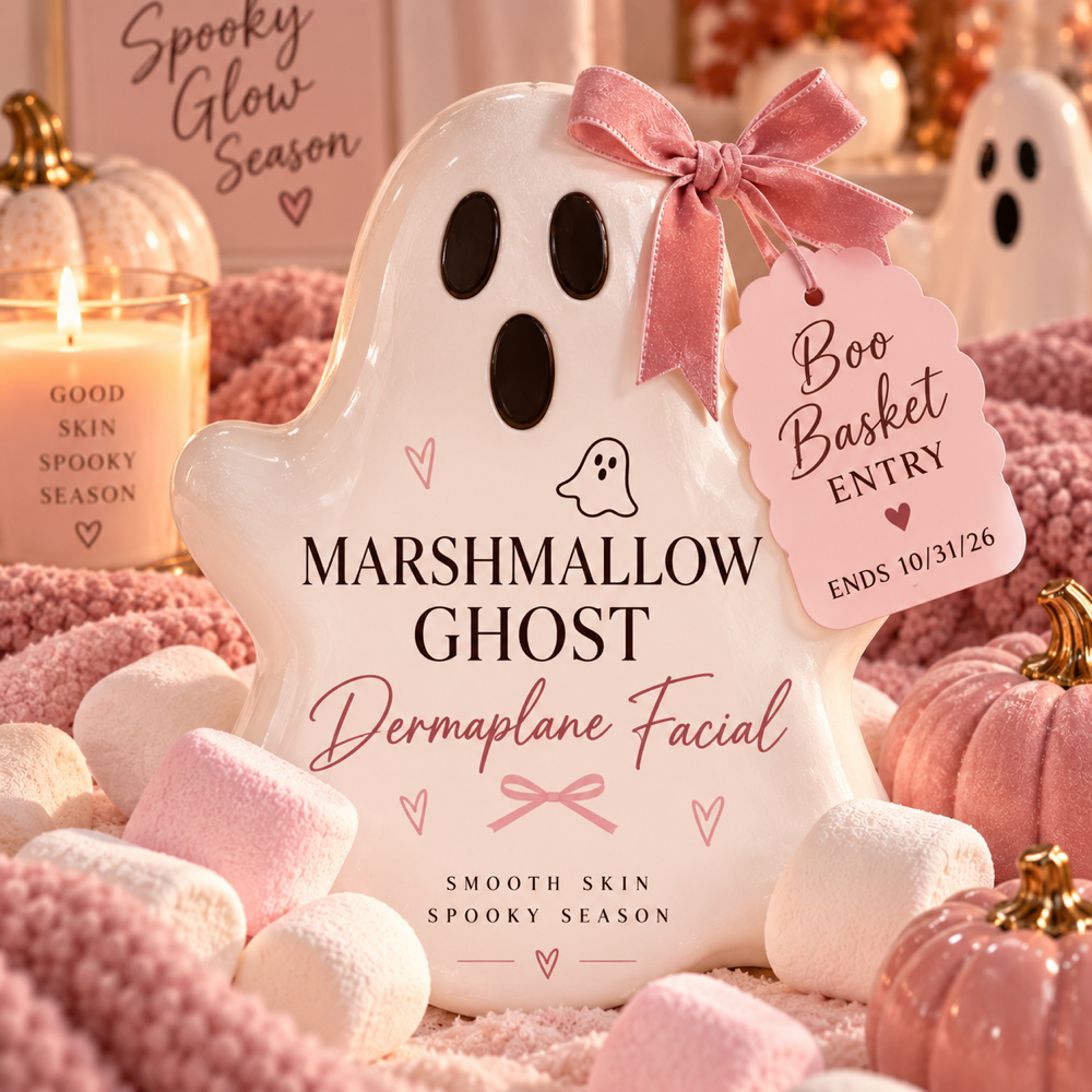 Marshmallow Ghost Dermaplane Facial at Skinsthetics in Naples, FL