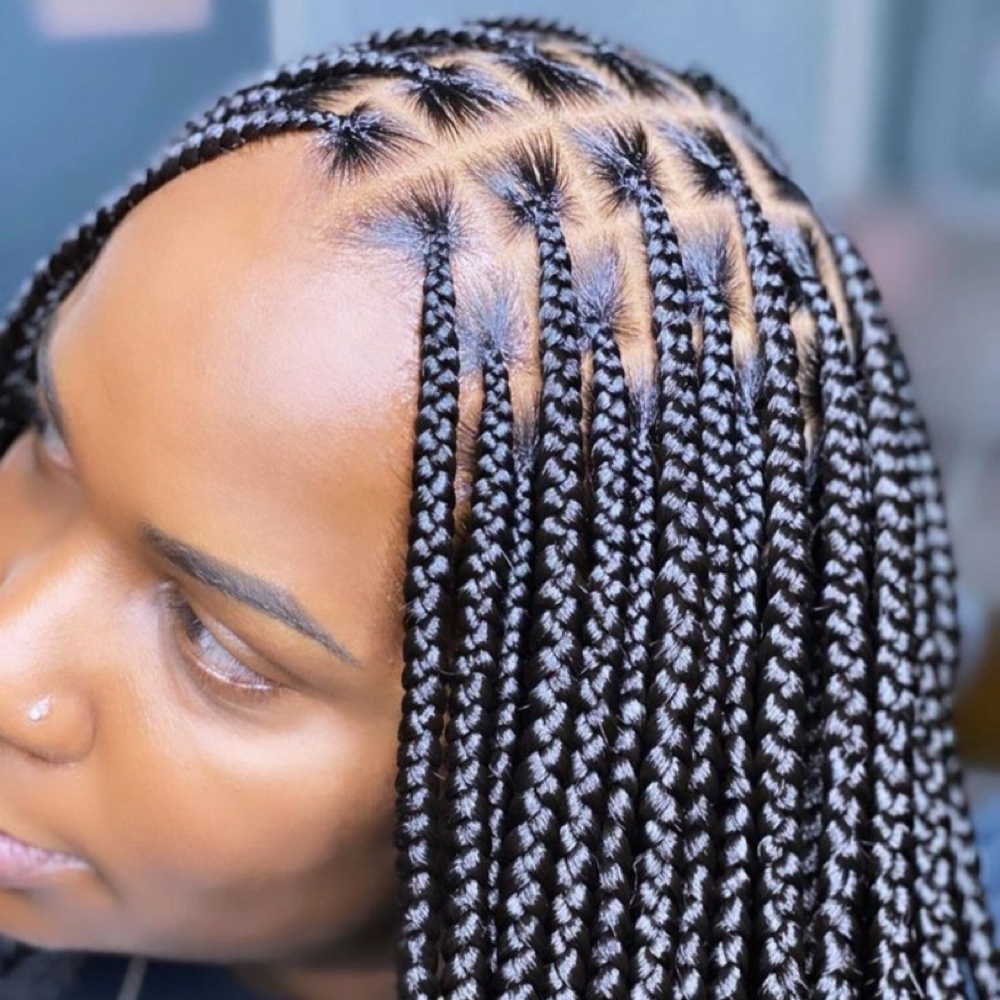 Knotless at Her Luxe Extensions in Southaven, MS