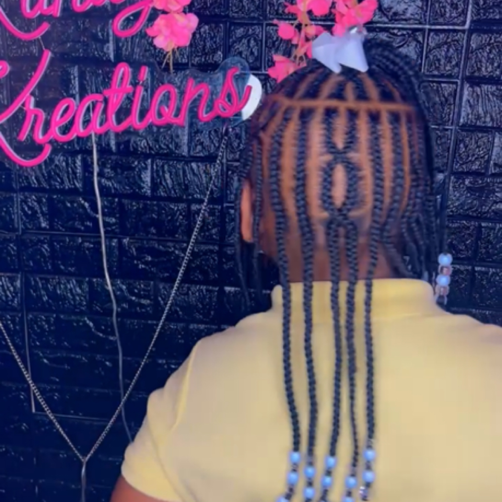 Half Up, half down at KandyKreations in Monroe, LA
