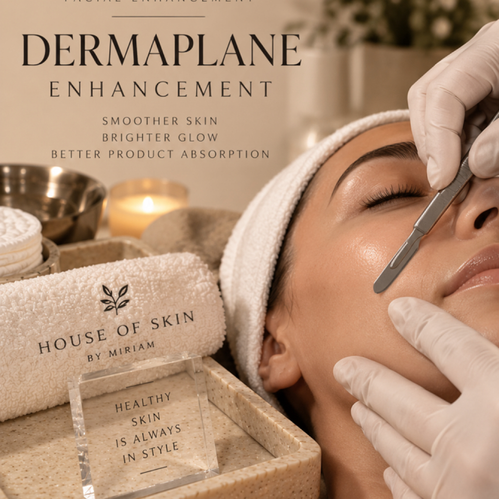 Dermaplane Enhancement at HOUSE OF SKIN BY MIRIAM in Palm Desert, CA