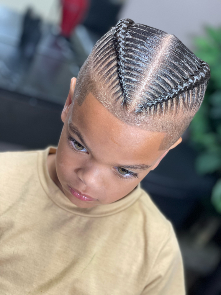 2 Braids - Man Bun