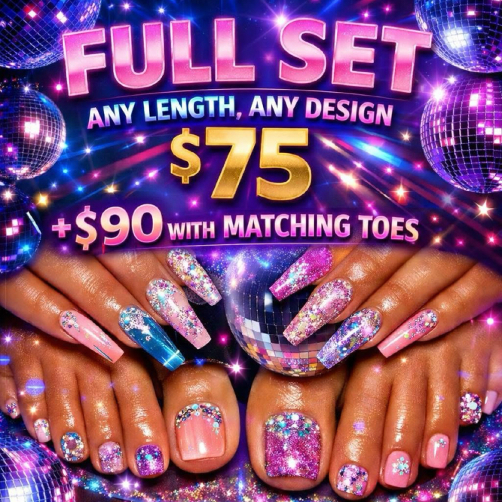Prom Nails at Tiff-tastic’s Salon and Spa East in Battle Creek, MI