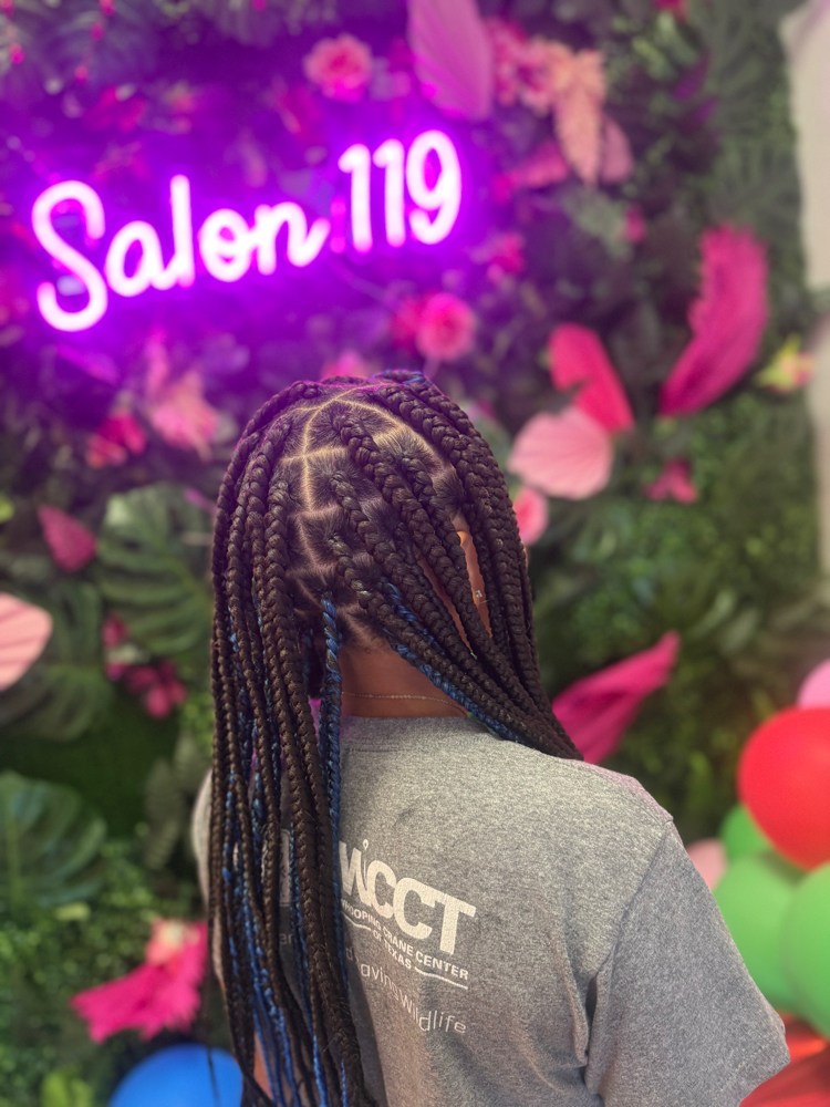 Kid Knotless Braids
