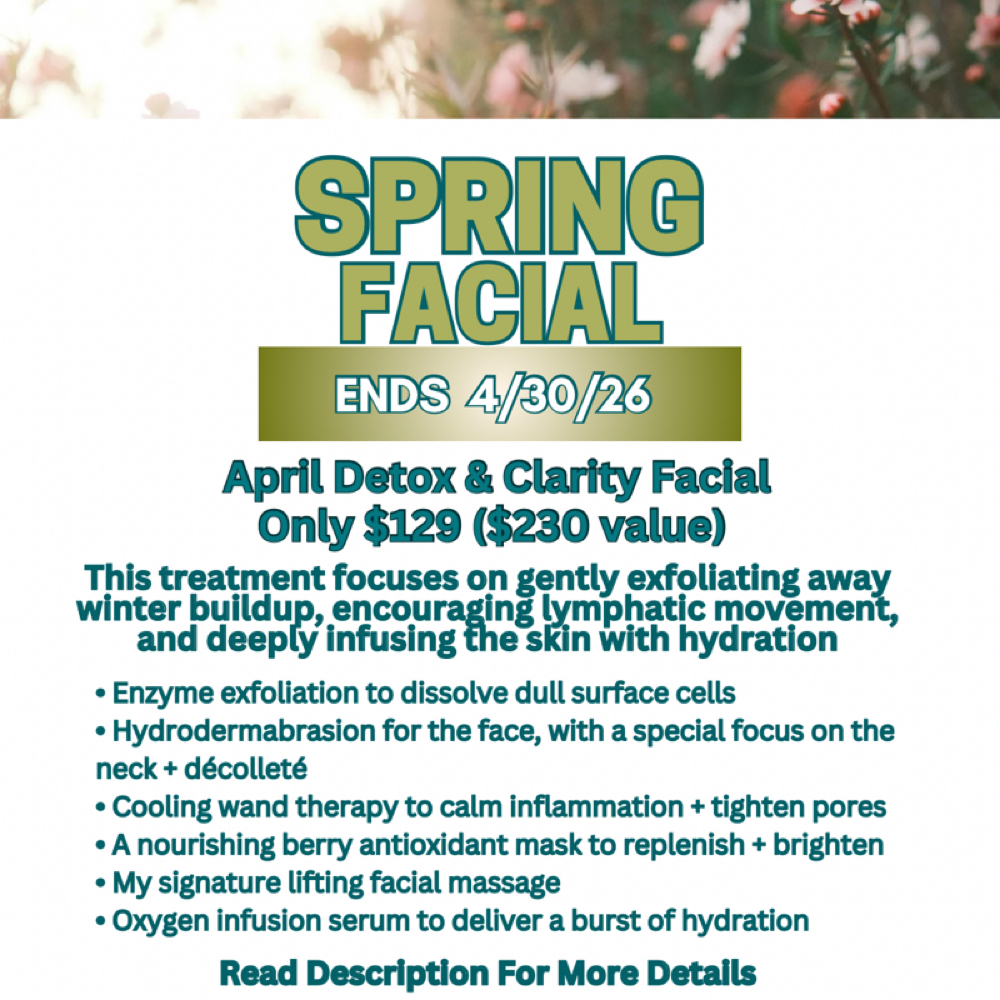 April Dew Detox & Clarity Facial at The Face Naturalist Dawn Conder in Naples, FL