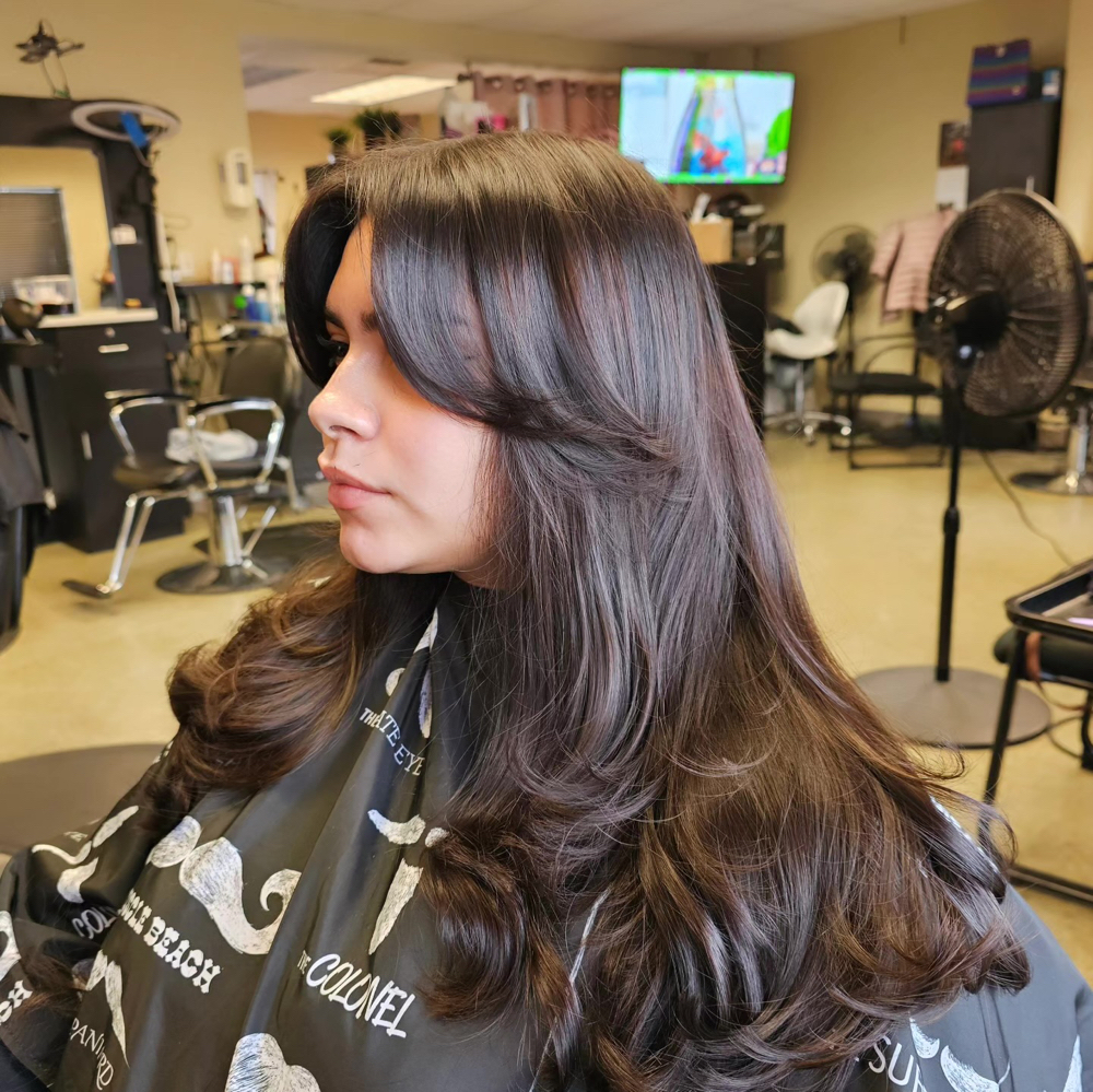 LONG HAIR CUT