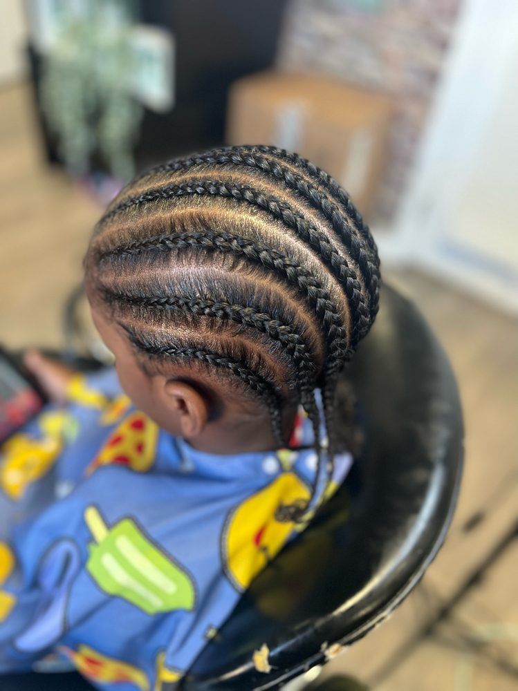 Kids Braids Straight Backs