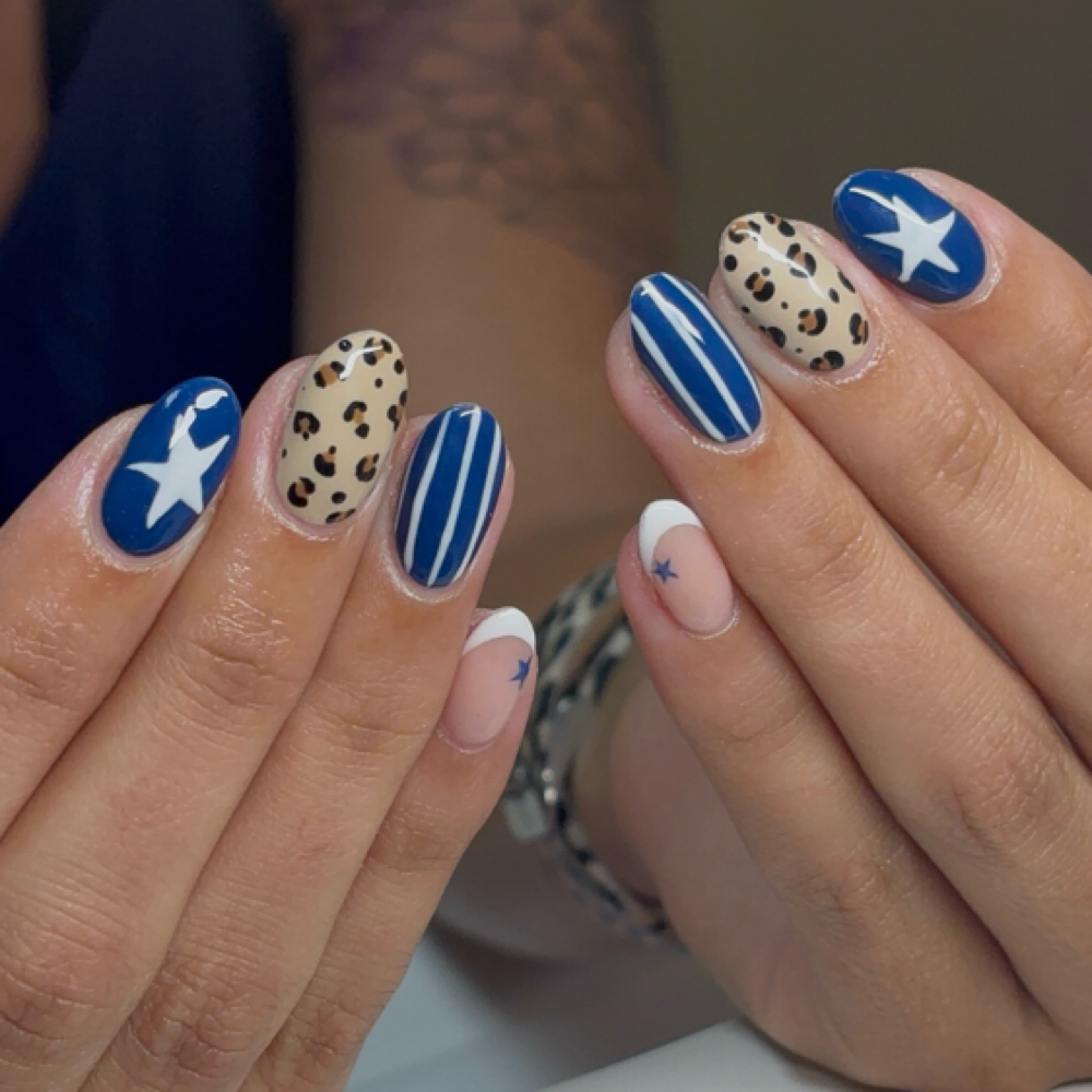 freestyle nail art at nails by kennedy in Alliance, OH
