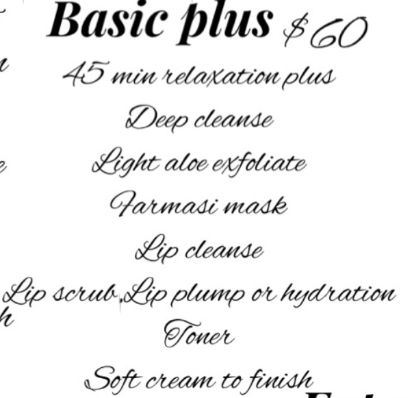 Basic Plus Face Service